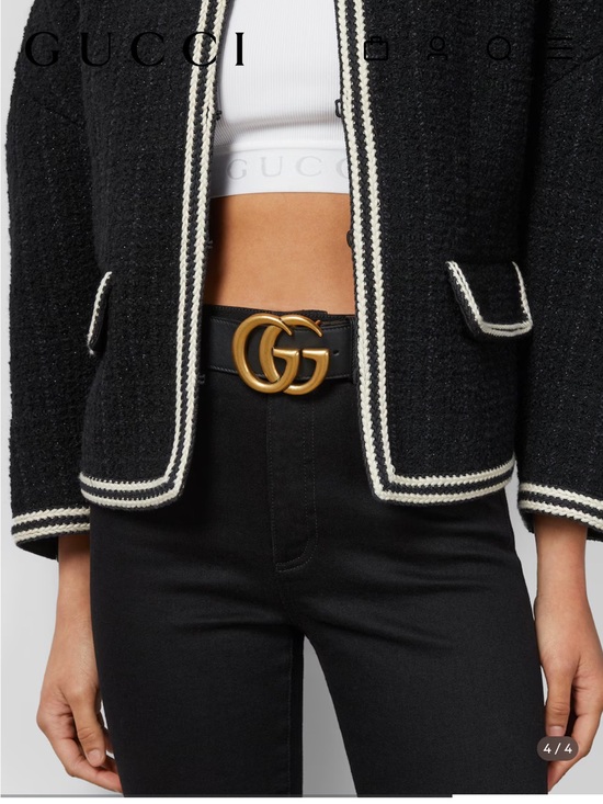 GG Marmont wide belt main image 2